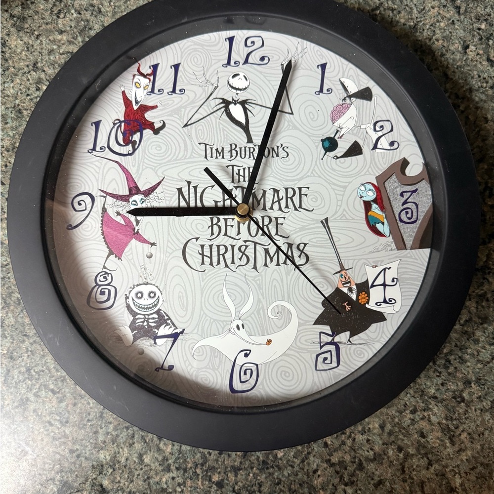 Nightmare before Christmas Wall Clock